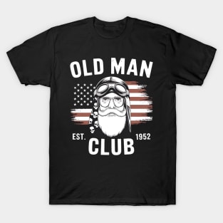 Old Man Club Born In 1952 67th Birthday T-Shirt